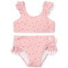 Roze bikini met bloemetjes - Bikini sunny flowers blush (stapelkorting)